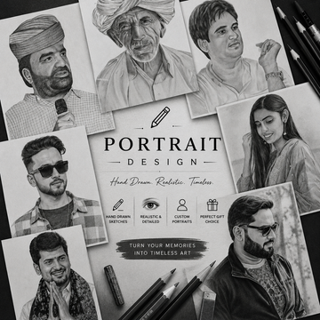 Portrait Design (Black and White)